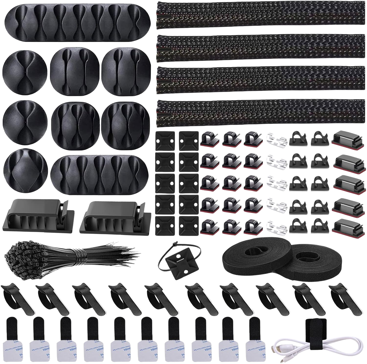 Cord Management Organizer Kit 4